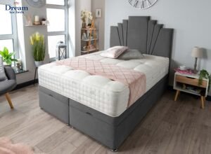 Art Deco Sky Scraper Ottoman Bed