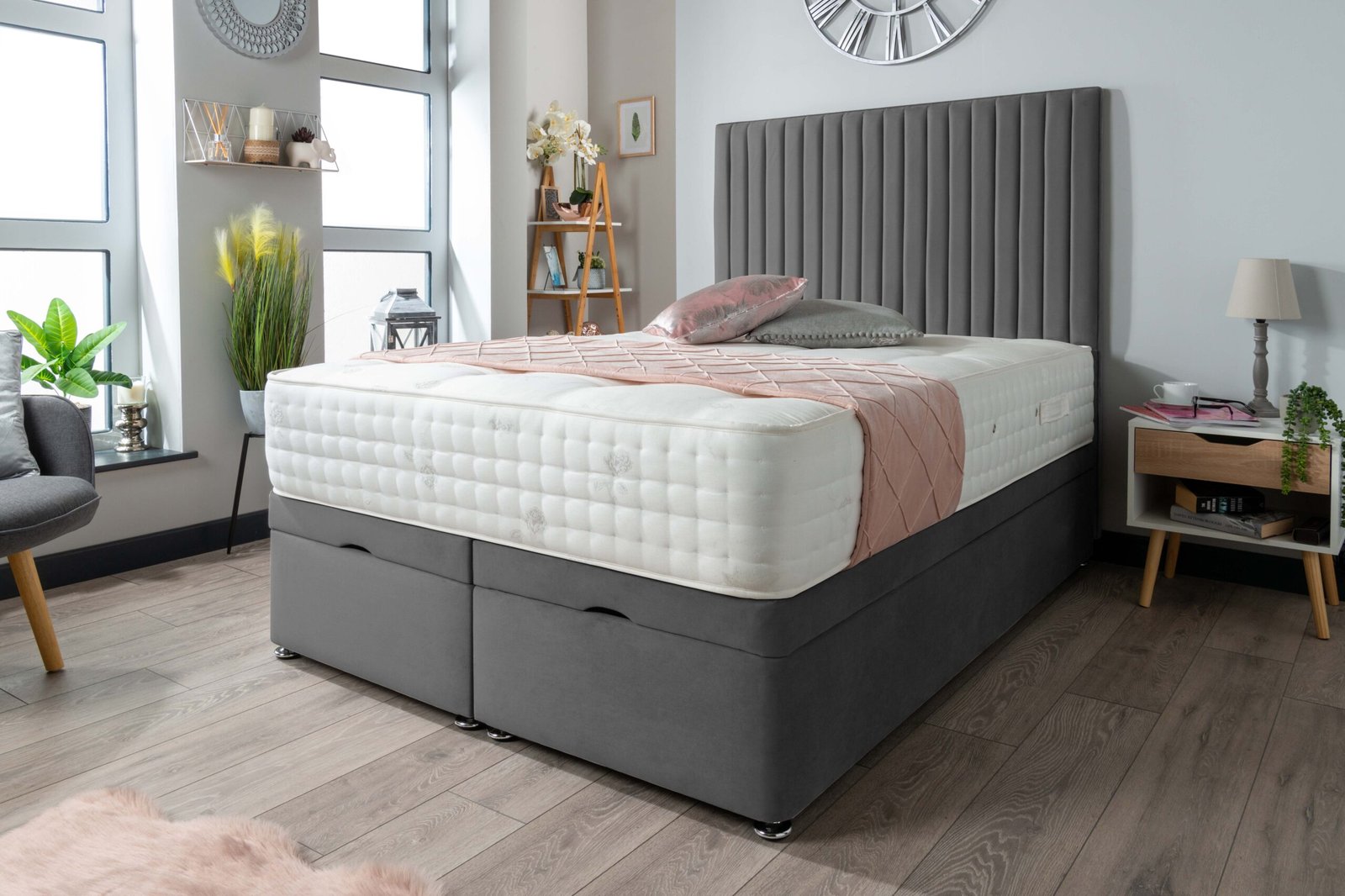 Enzo Flat Thin Ottoman Bed
