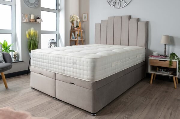 ART DECO PANEL OTTOMAN BED