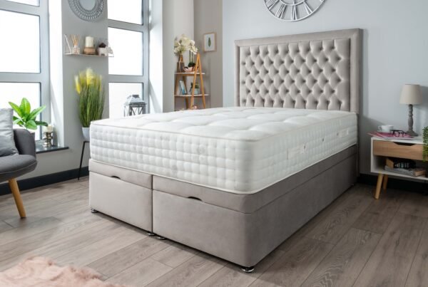 SAFFRON BUMPER CHESTERFIELD OTTOMAN BED - Image 3