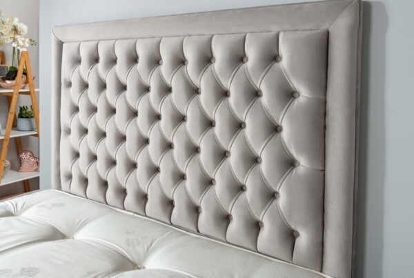 SAFFRON BUMPER CHESTERFIELD OTTOMAN BED - Image 2