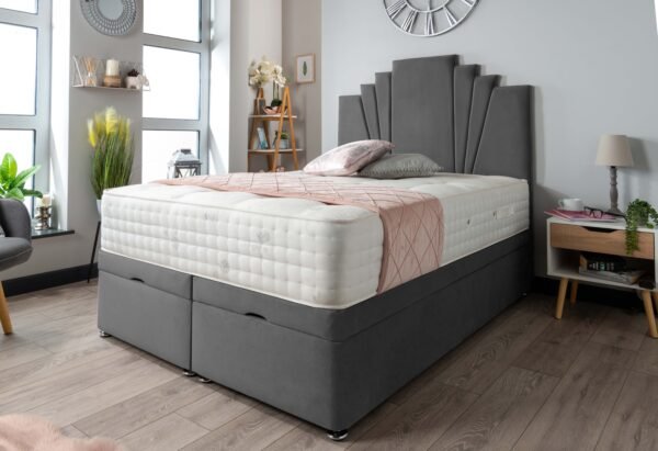 ART DECO SCRAPER OTTOMAN BED