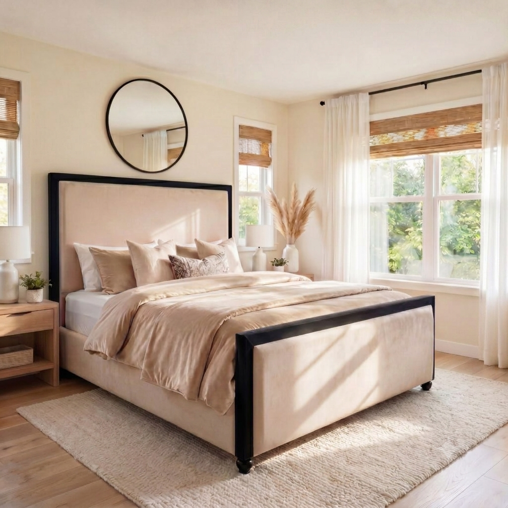 2026 Washington Black Wooden Frame with Black Fabric Covering Edges - Image 3