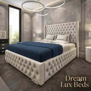 2026 Rome Luxury Wingback Bed