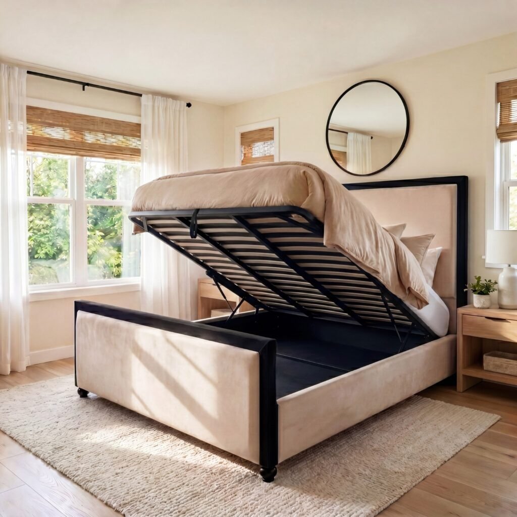 2026 Washington Black Wooden Frame with Black Fabric Covering Edges - Image 6