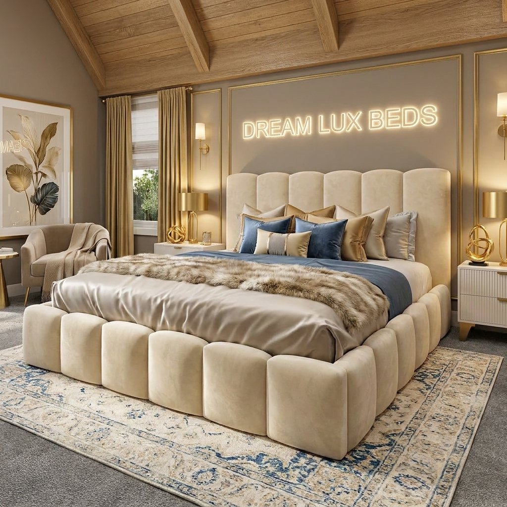 2026 Orlando Bed frame (Optional Ottoman Storage)