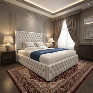 2026 Rome Luxury Wingback Bed