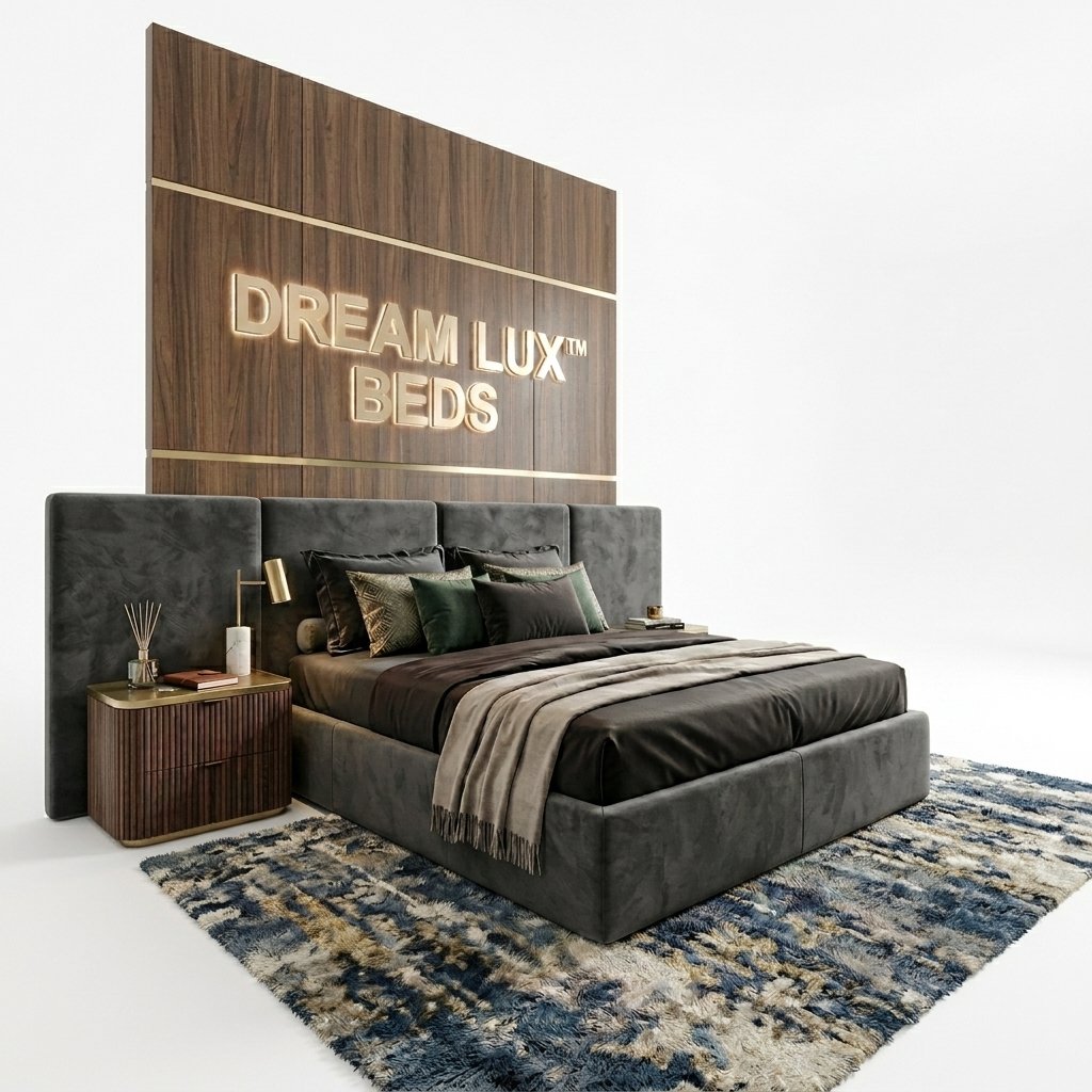 DreamLuxbeds Windsor — Tall Headboard Bed Frame (2 Piece Headboard) — 2026 Collection - Image 3