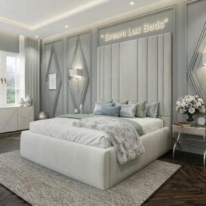 DreamLuxbeds Manhattan Tall Headboard Bed Frame (2/3 Piece Headboard) — 2026 Collection