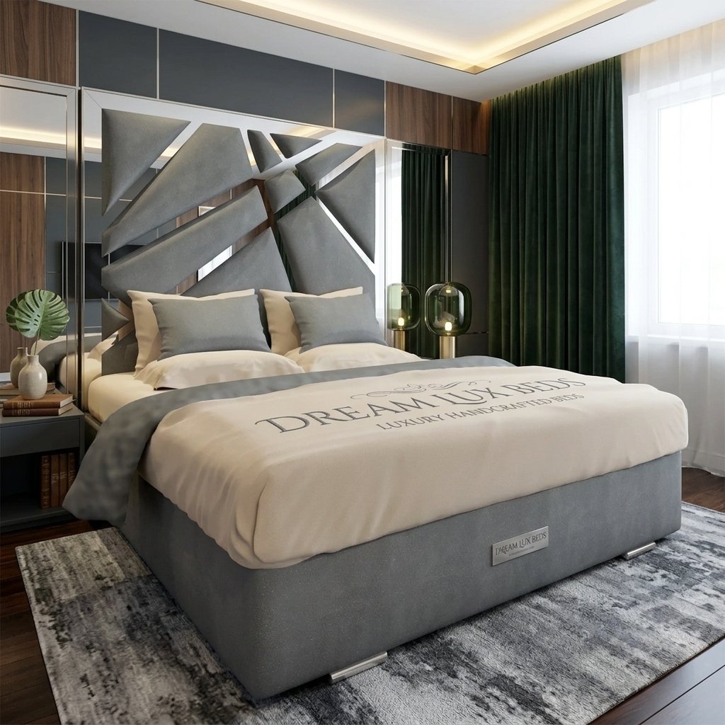 Starlight Luxury Mirrored Bed Frame | DreamLuxbeds