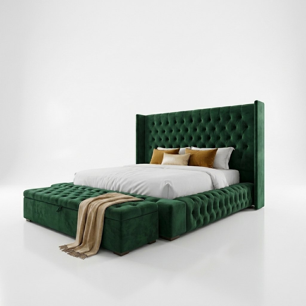 The Royal Wing Luxury Bed | DreamLuxbeds - Image 3