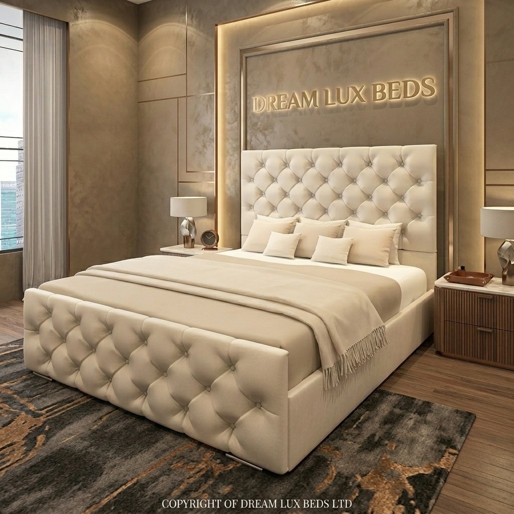 Monaco Upholstered Bed | DreamLuxbeds