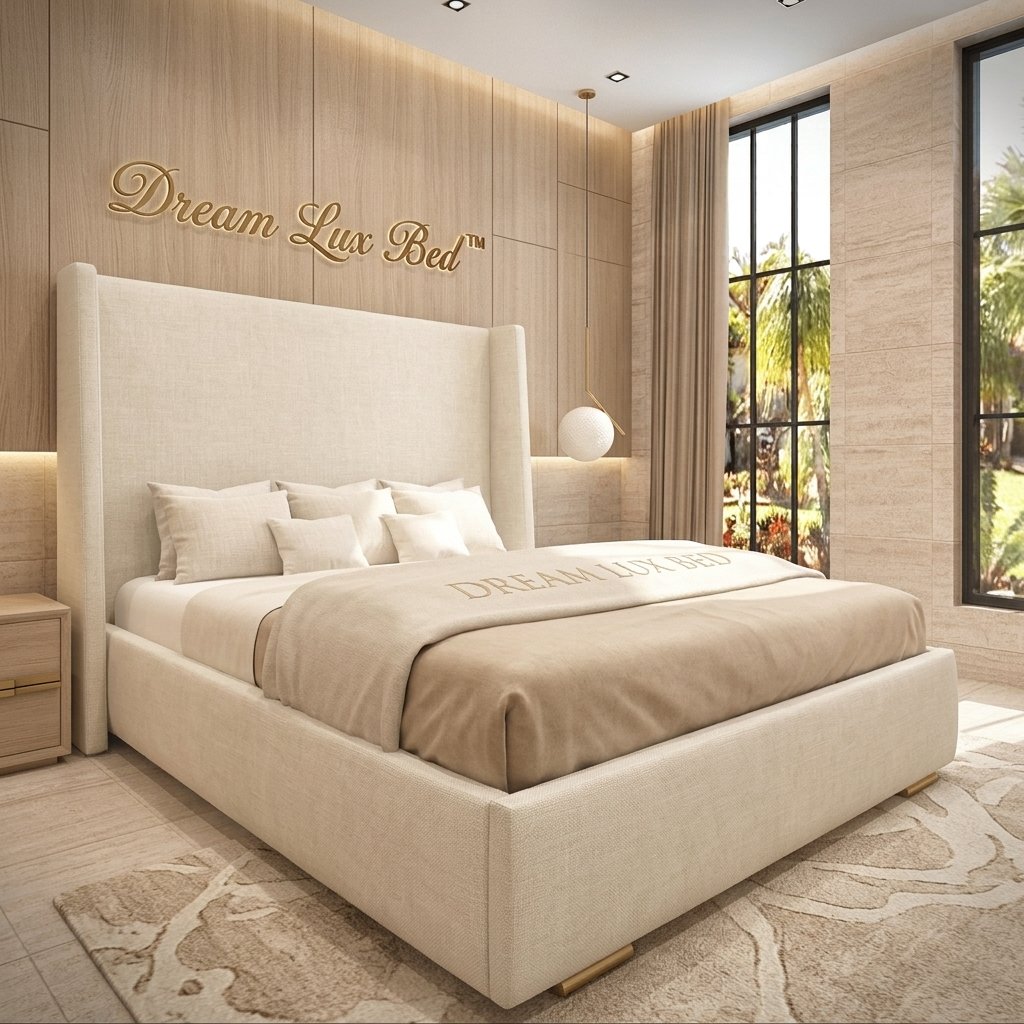 Thames Triple Wingback Bed | DreamLuxbeds