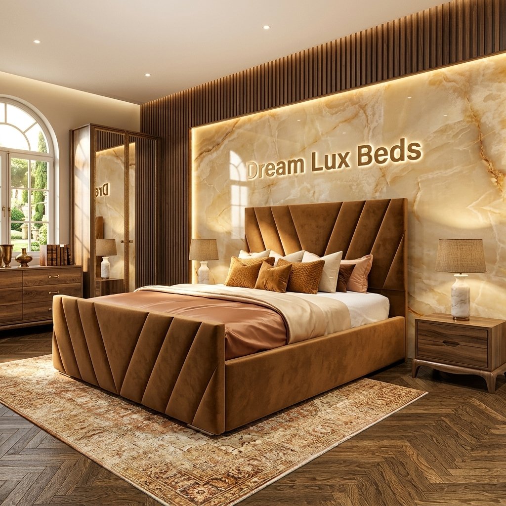 Victoria V Lined Bed | DreamLuxbeds