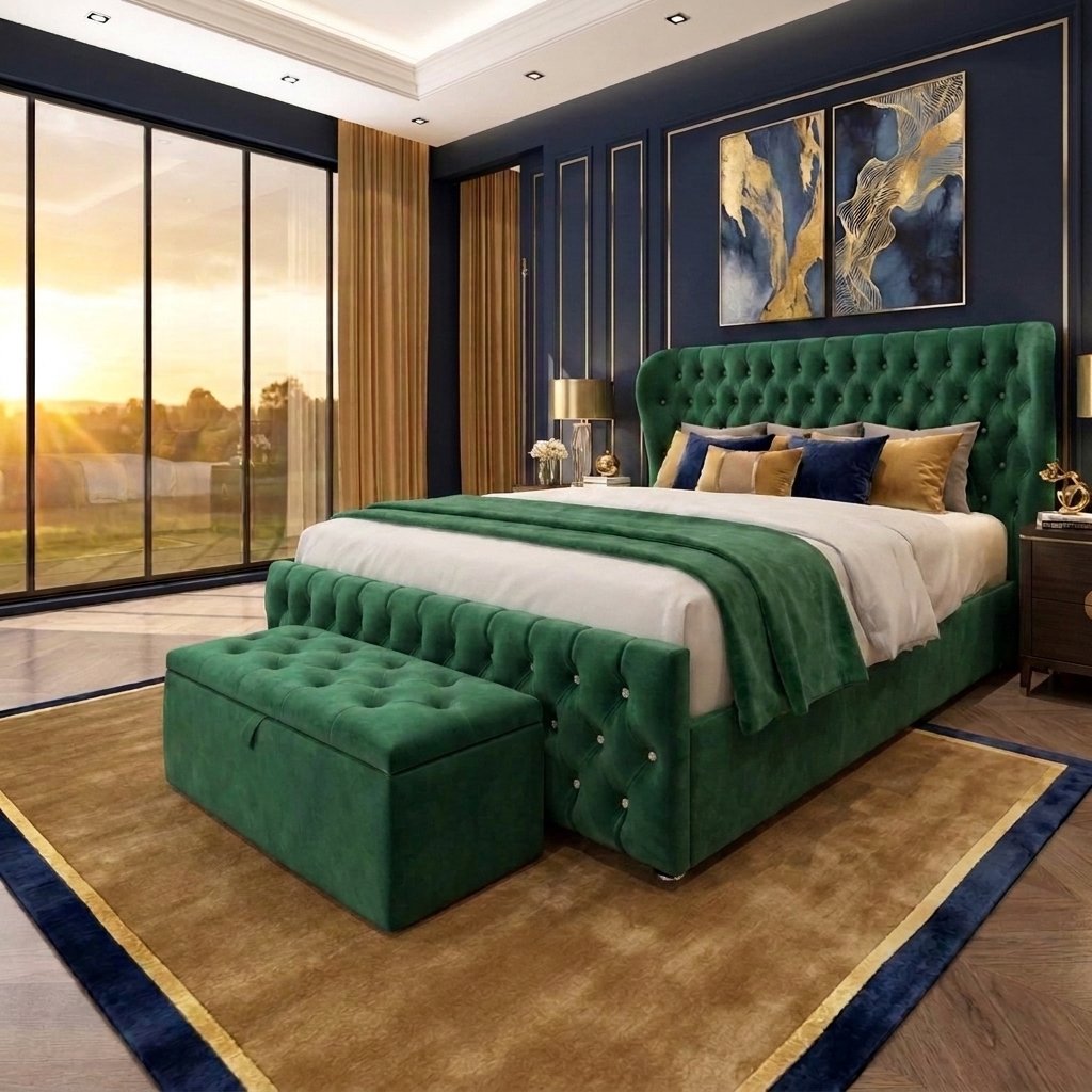 Dream Lux Beds Kendal Butterfly Wingback Bed