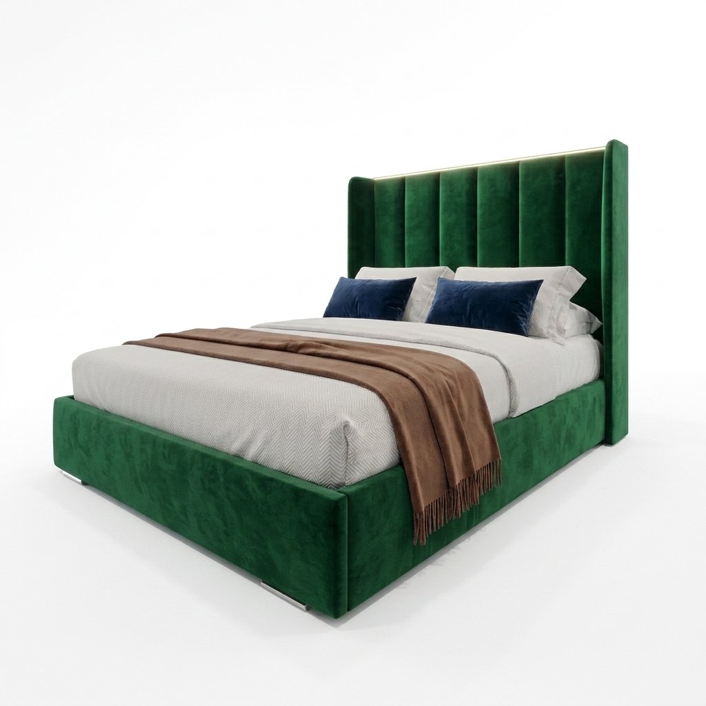 Dream Lux Beds – Yukon Wingback Bed Frame - Image 3