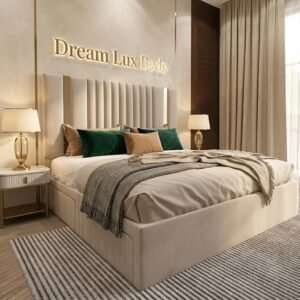 Dream Lux Beds – Golden Skyline Storage Bed with Optional Drawers