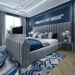 Dream Lux Beds – Duke TV Bed Frame (3-Piece Headboard)