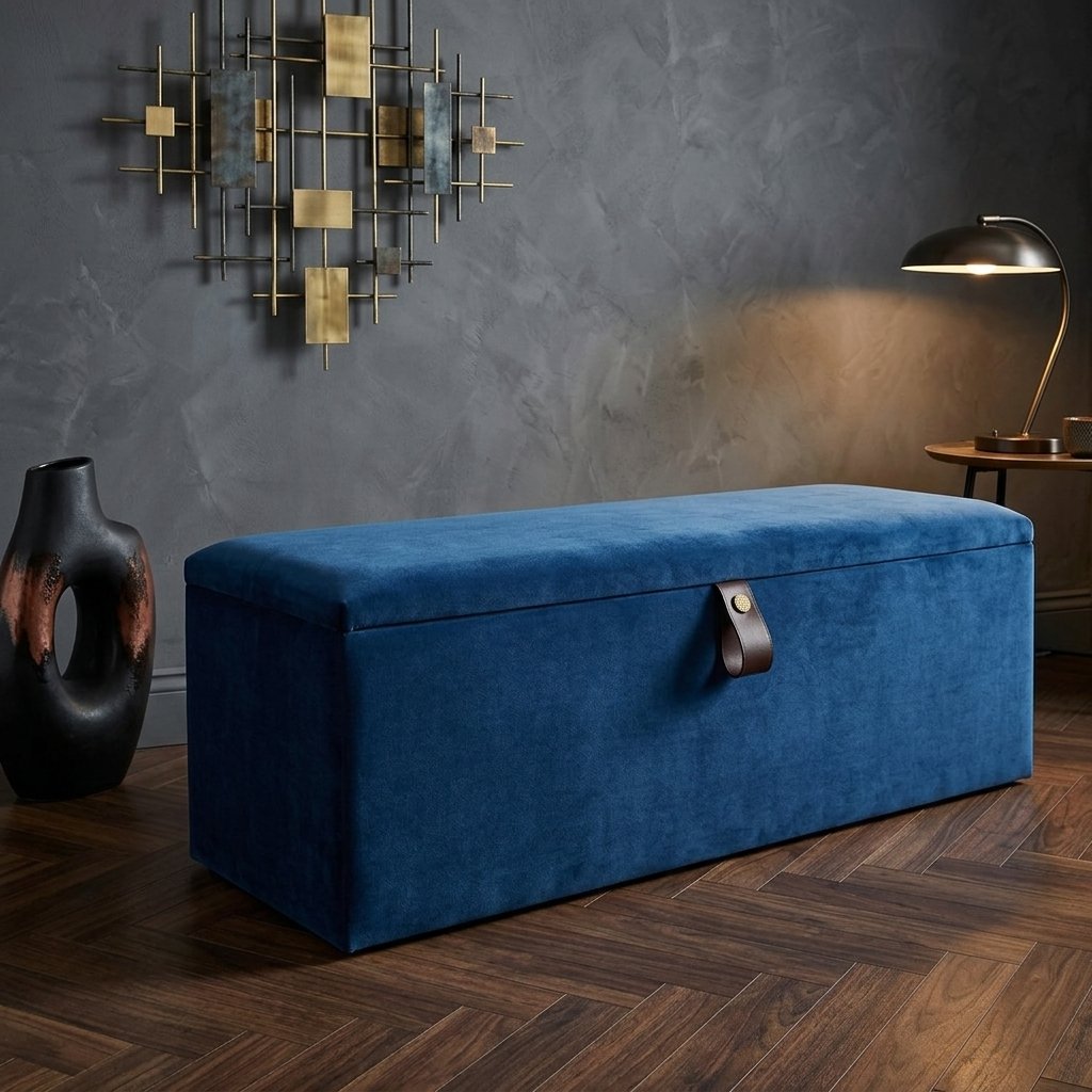 Classic Plain Top Blanket Box – DreamLuxBeds