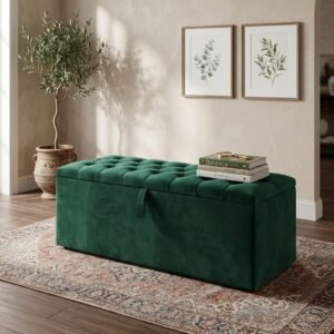 Spanish Style Upholstered Blanket Box – DreamLuxBeds